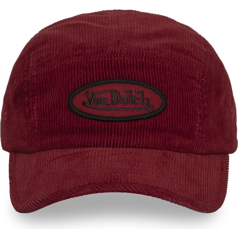 casquette-5-panel-courbee-rouge-ajustable-c5p-vel04-von-dutch casquette-5-panel-courbee-rouge-ajustable-c5p-vel04-von-dutch