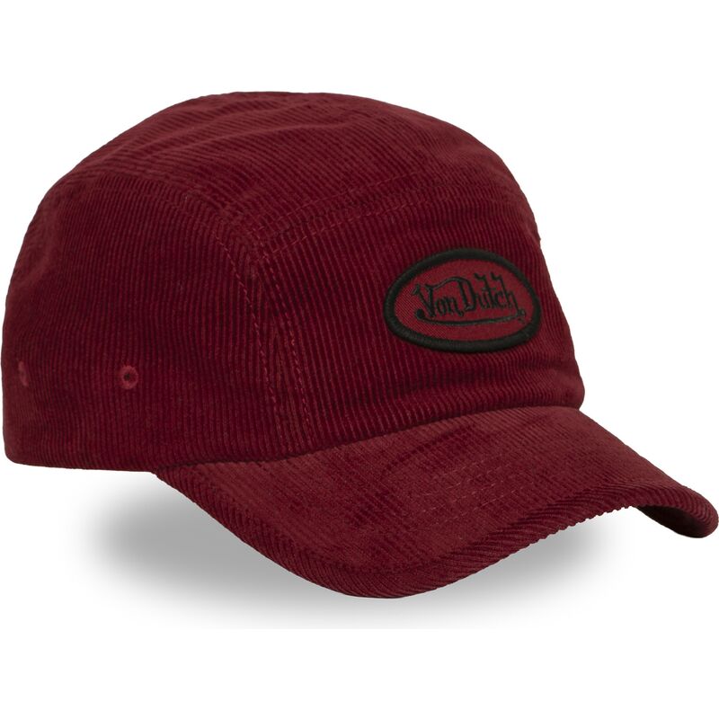 casquette-5-panel-courbee-rouge-ajustable-c5p-vel04-von-dutch casquette-5-panel-courbee-rouge-ajustable-c5p-vel04-von-dutch