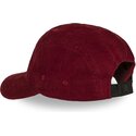 casquette-5-panel-courbee-rouge-ajustable-c5p-vel04-von-dutch
