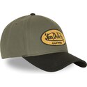 casquette-courbee-verte-et-noire-snapback-terry-fk-von-dutch