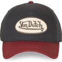 casquette-courbee-bleue-marine-et-rouge-snapback-terry-fv-von-dutch