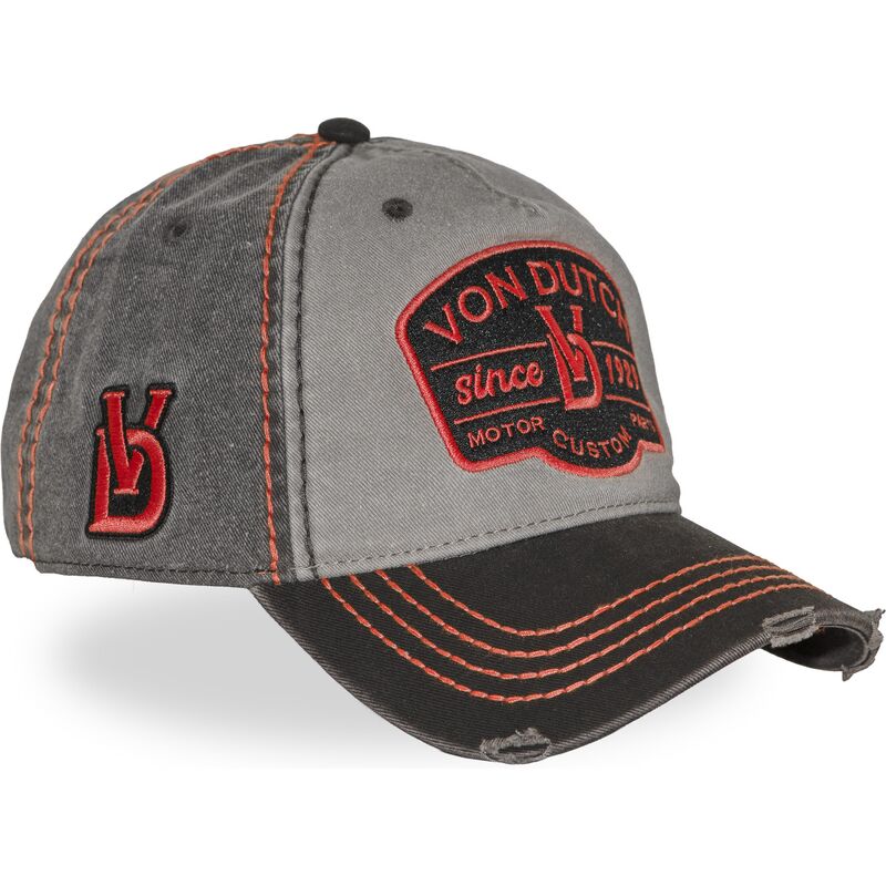 casquette-courbee-grise-ajustable-retro16-von-dutch casquette-courbee-grise-ajustable-retro16-von-dutch