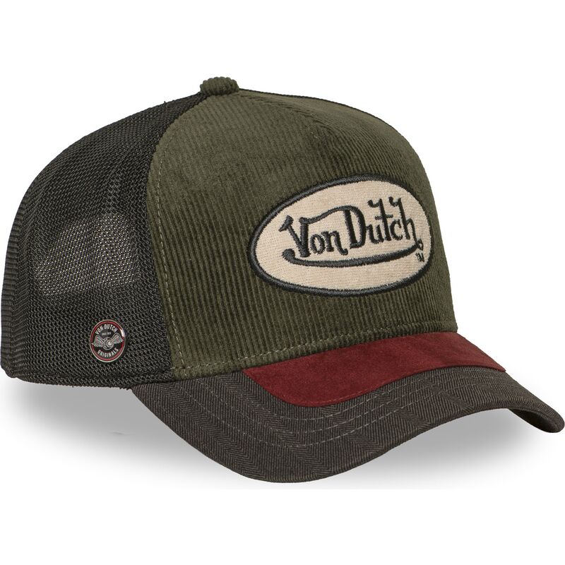 casquette-trucker-verte-et-rouge-shield07-von-dutch casquette-trucker-verte-et-rouge-shield07-von-dutch