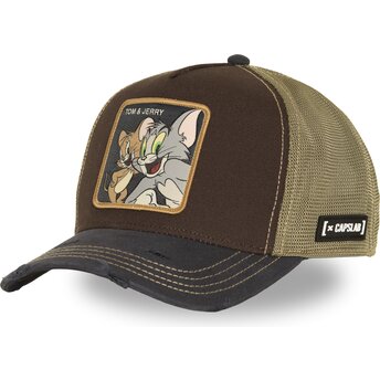 Casquette trucker marron Tom et Jerry TAJ9 JAT Looney Tunes Capslab