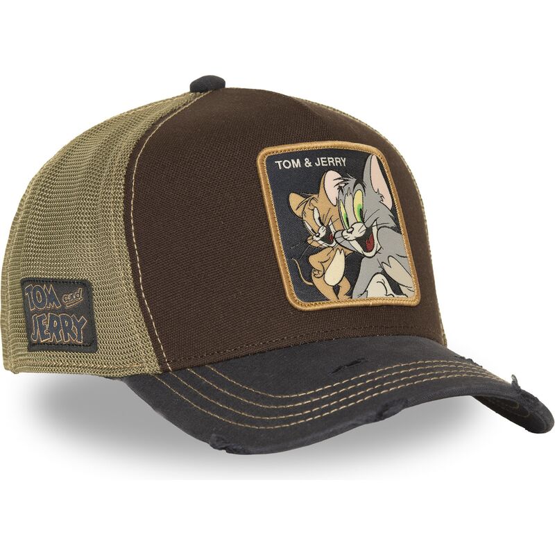 casquette-trucker-marron-tom-et-jerry-taj9-jat-looney-tunes-capslab casquette-trucker-marron-tom-et-jerry-taj9-jat-looney-tunes-capslab