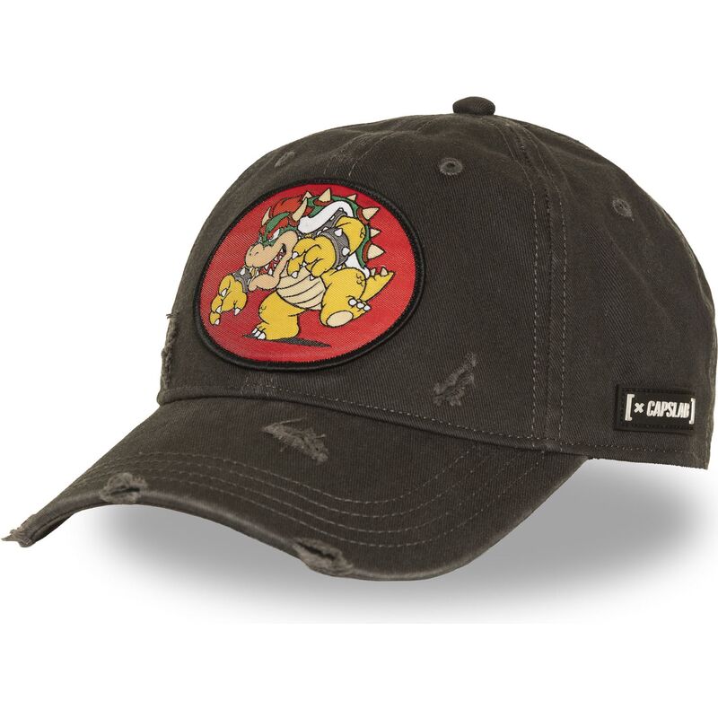 casquette-courbee-marron-ajustable-bowser-smb3-bow-super-mario-bros-capslab casquette-courbee-marron-ajustable-bowser-smb3-bow-super-mario-bros-capslab