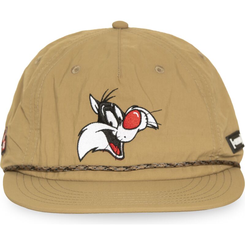 casquette-plate-beige-snapback-sylvestre-loo13-goob-looney-tunes-capslab