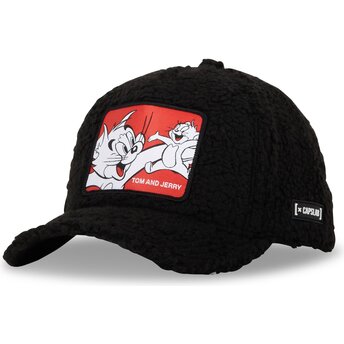 Casquette courbée noire snapback Tom et Jerry TAJ5 TJ2 Looney Tunes Capslab