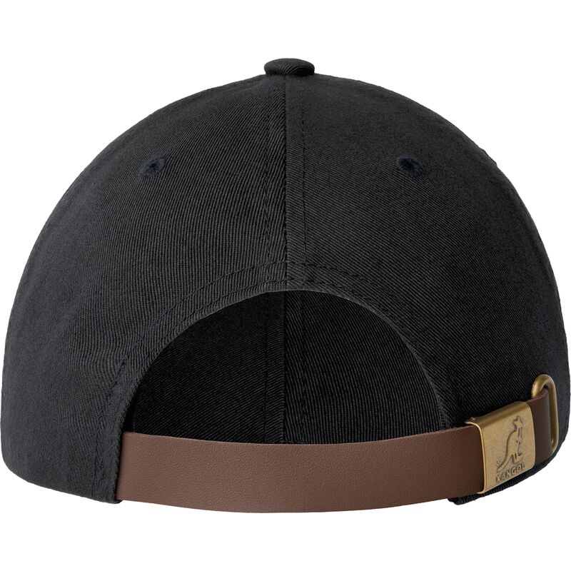 gorra-curva-negra-ajustable-washed-baseball-black-de-kangol