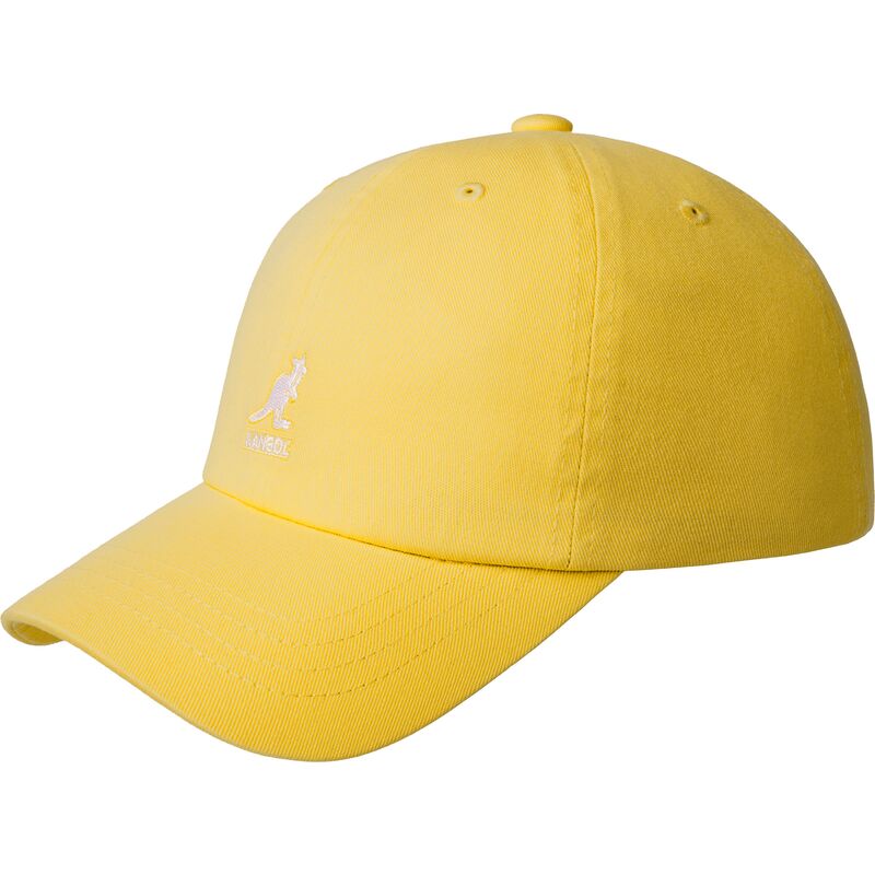 gorra-curva-amarilla-ajustable-washed-baseball-lemon-sorbet-de-kangol