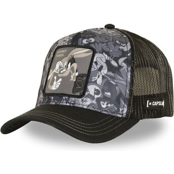 Casquette trucker noire Bugs Bunny et Daffy Duck LOO14 DUO Looney Tunes Capslab