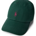 casquette-courbee-verte-fonce-ajustable-avec-logo-grenat-cotton-chino-classic-sport-polo-ralph-lauren