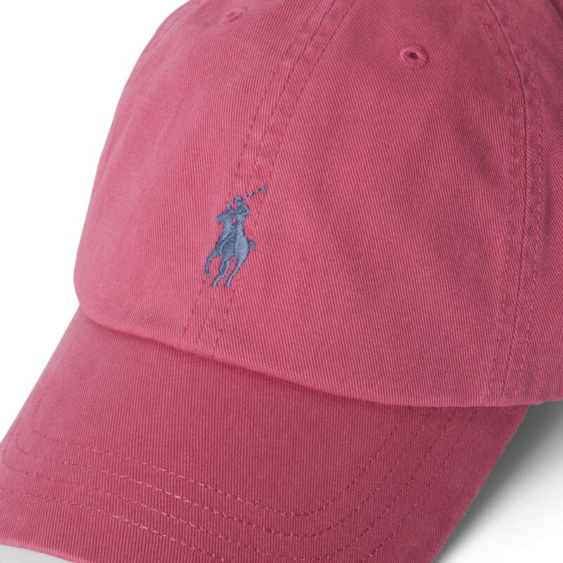 casquette-courbee-rose-ajustable-avec-logo-grise-cotton-chino-classic-sport-polo-ralph-lauren