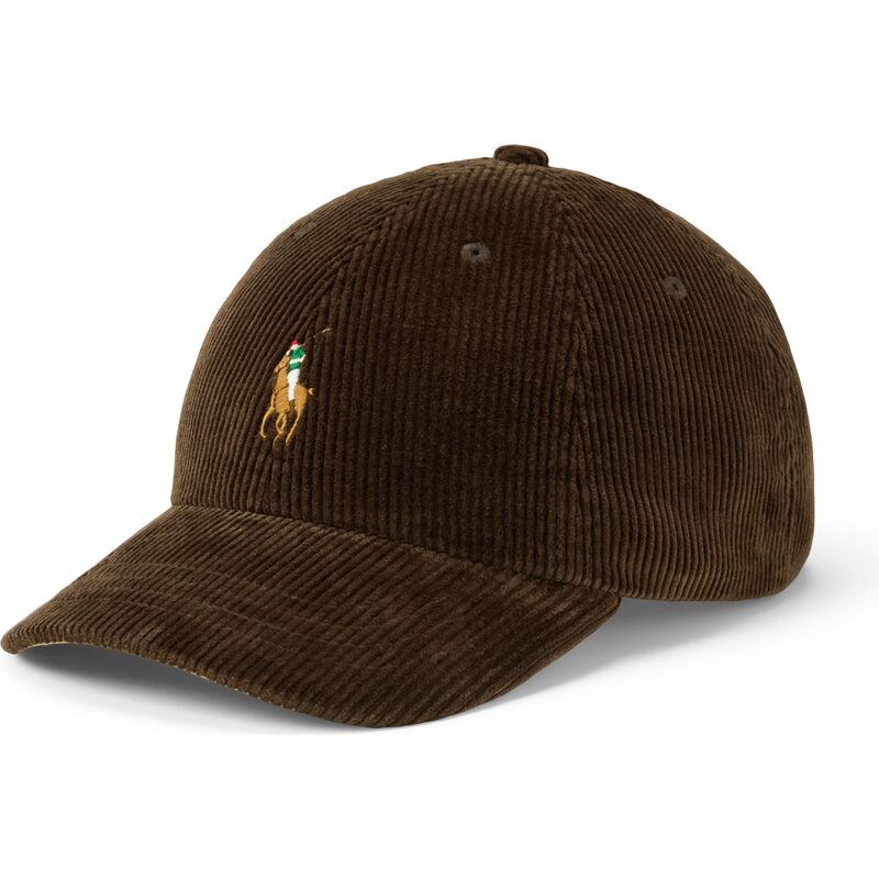 casquette-courbee-marron-ajustable-corduroy-polo-ralph-lauren casquette-courbee-marron-ajustable-corduroy-polo-ralph-lauren