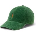 casquette-courbee-verte-ajustable-corduroy-polo-ralph-lauren