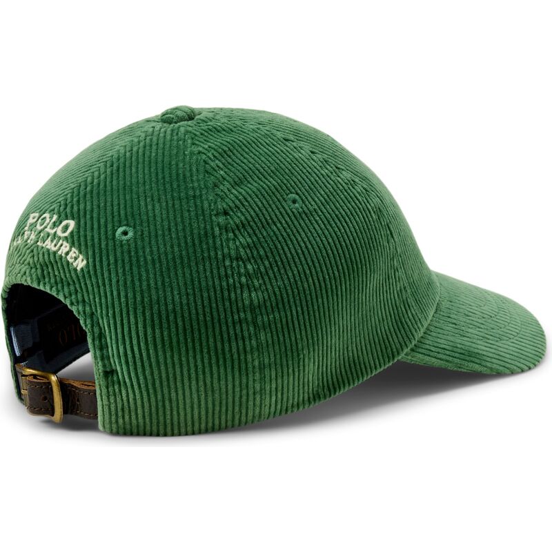 casquette-courbee-verte-ajustable-corduroy-polo-ralph-lauren casquette-courbee-verte-ajustable-corduroy-polo-ralph-lauren