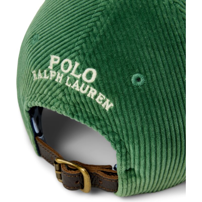 casquette-courbee-verte-ajustable-corduroy-polo-ralph-lauren casquette-courbee-verte-ajustable-corduroy-polo-ralph-lauren