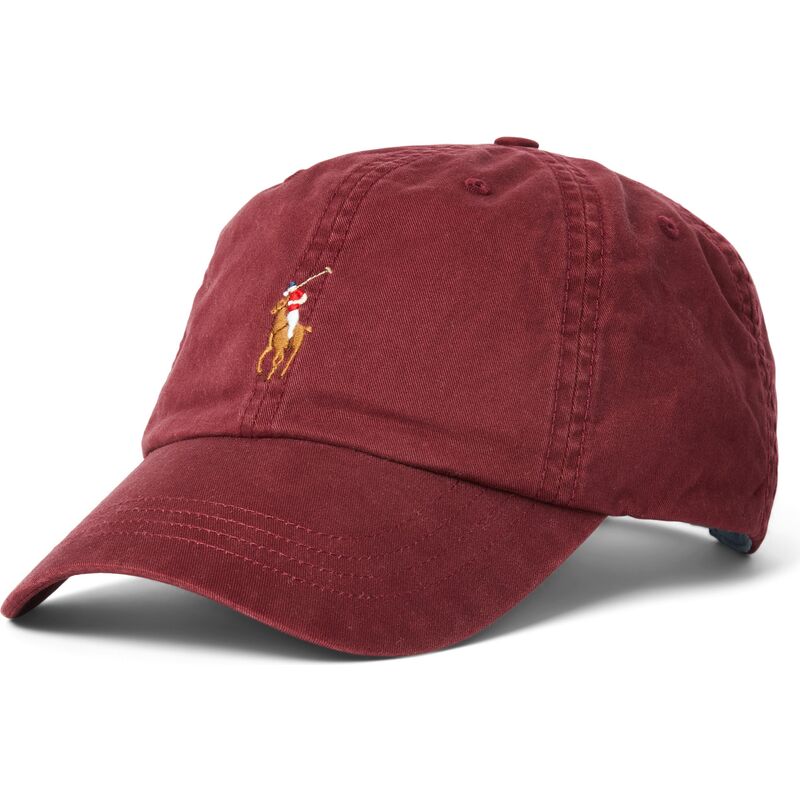 casquette-courbee-rouge-ajustable-classic-sport-rich-ruby-polo-ralph-lauren