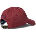 casquette-courbee-rouge-ajustable-classic-sport-rich-ruby-polo-ralph-lauren