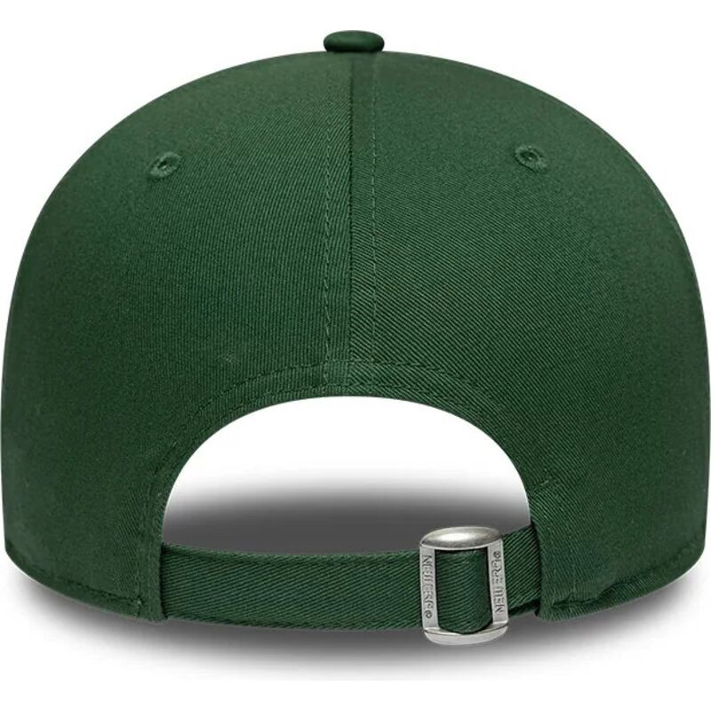 casquette-courbee-verte-ajustable-avec-logo-vert-9forty-team-outline-los-angeles-dodgers-mlb-new-era
