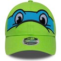 casquette-courbee-verte-snapback-pour-enfant-9forty-m-crown-face-lionnardo-tortues-ninja-new-era