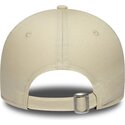 casquette-courbee-beige-ajustable-pour-femme-avec-logo-noir-9forty-infill-los-angeles-dodgers-mlb-new-era