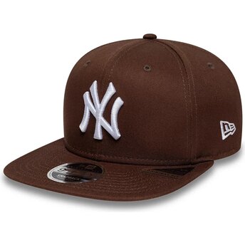 Casquette plate marron snapback 9FIFTY Original Fit...