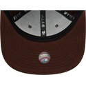 casquette-plate-marron-snapback-9fifty-original-fit-league-essential-new-york-yankees-mlb-new-era