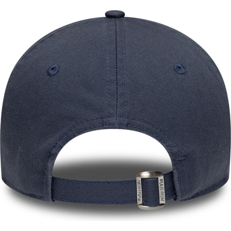 casquette-courbee-bleue-ajustable-avec-logo-bleu-9twenty-washed-midi-logo-new-york-yankees-mlb-new-era