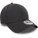casquette-courbee-grise-fonce-ajustee-39thirty-basic-flag-new-era