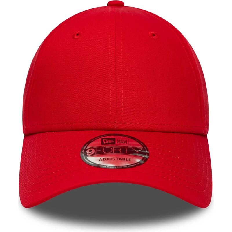 casquette-courbee-rouge-ajustable-9forty-basic-flag-new-era