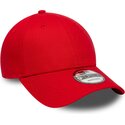 casquette-courbee-rouge-ajustable-9forty-basic-flag-new-era
