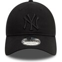 casquette-courbee-noire-ajustable-avec-logo-noir-9twenty-league-essential-new-york-yankees-mlb-new-era