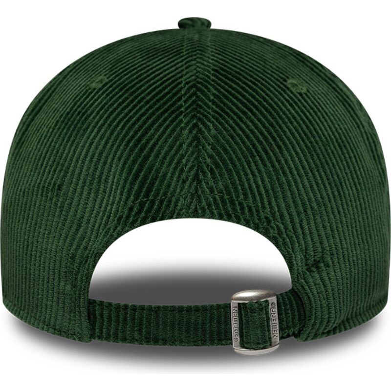 casquette-courbee-verte-ajustable-9twenty-a-frame-cord-script-los-angeles-dodgers-mlb-new-era