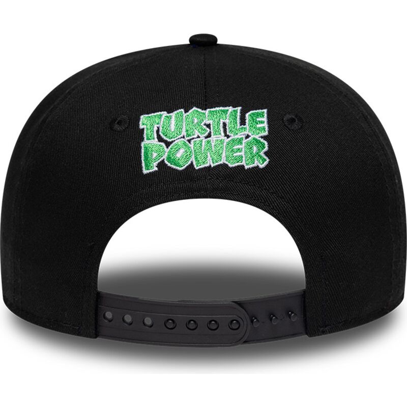 casquette-plate-noire-snapback-pour-enfant-9fifty-cowabunga-pizza-tortues-ninja-new-era