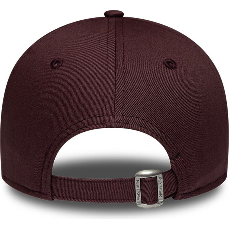 casquette-courbee-grenat-ajustable-pour-femme-avec-logo-grenat-9forty-league-essential-new-york-yankees-mlb-new-era