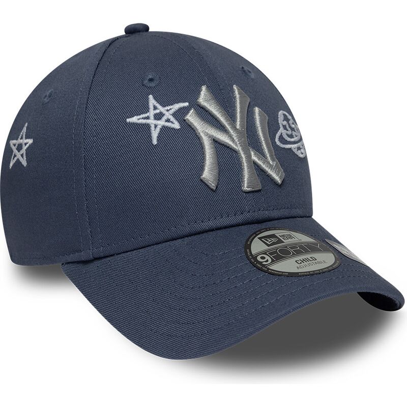 casquette-courbee-bleue-ajustable-pour-enfant-9forty-space-glow-in-the-dark-new-york-yankees-mlb-new-era casquette-courbee-bleue-ajustable-pour-enfant-9forty-space-glow-in-the-dark-new-york-yankees-mlb-new-era