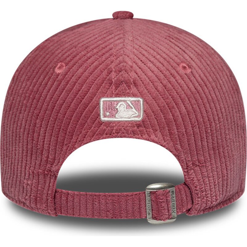casquette-courbee-rose-ajustable-pour-femme-9forty-m-crown-chunky-cord-new-york-yankees-mlb-new-era casquette-courbee-rose-ajustable-pour-femme-9forty-m-crown-chunky-cord-new-york-yankees-mlb-new-era