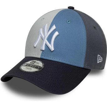 Casquette courbée multicolore ajustable pour enfant 9FORTY Colourblock New York Yankees MLB New Era