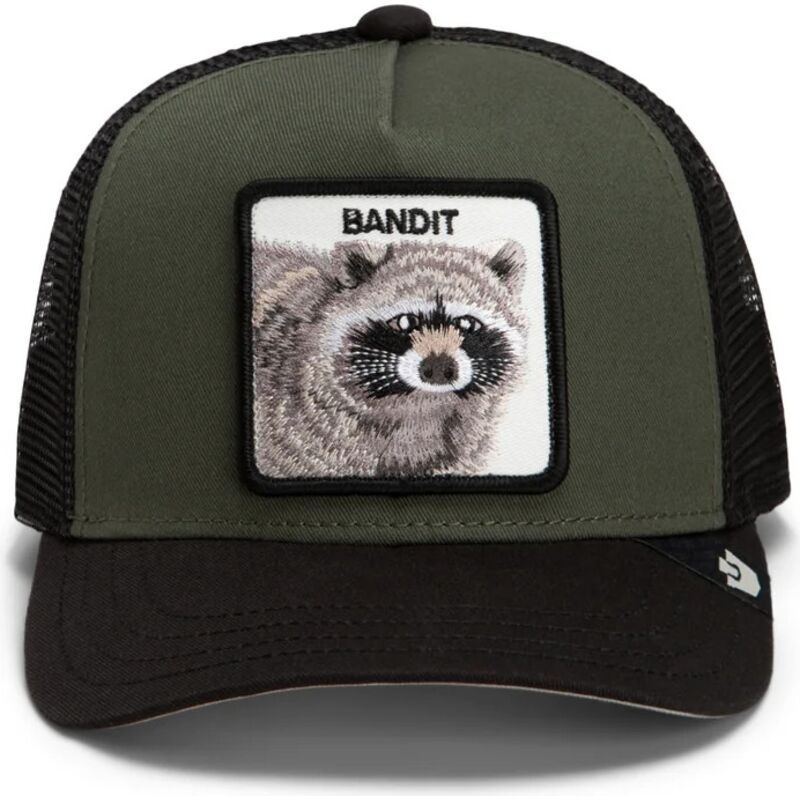 casquette-trucker-verte-et-noire-pour-enfant-raton-laveur-bandit-original-recipe-the-farm-goorin-bros