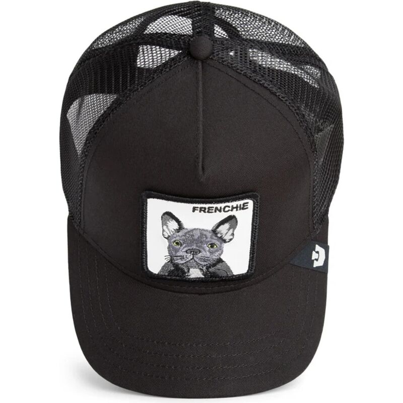 casquette-trucker-noire-pour-enfant-bulldog-frances-frenchie-original-recipe-the-farm-goorin-bros