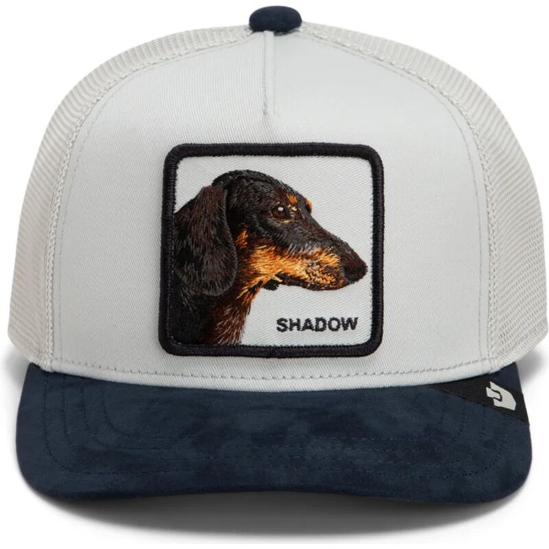 casquette-trucker-bleue-et-beige-pour-enfant-chien-suede-shadow-original-recipe-the-farm-goorin-bros casquette-trucker-bleue-et-beige-pour-enfant-chien-suede-shadow-original-recipe-the-farm-goorin-bros