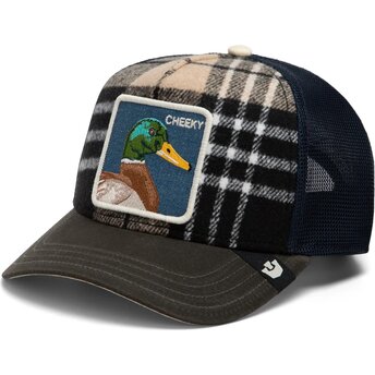 Casquette trucker multicolore canard Brit Cheeky Check, Mate The Farm Goorin Bros.