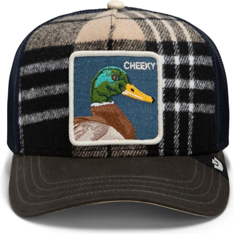 casquette-trucker-multicolore-canard-brit-cheeky-check-mate-the-farm-goorin-bros