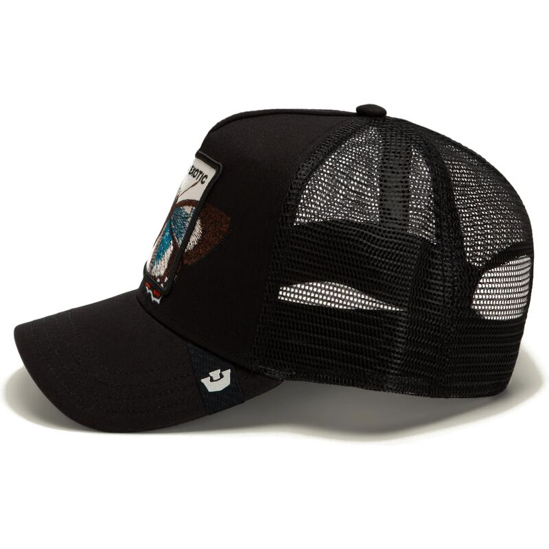 casquette-trucker-noire-papillon-over-the-line-butterfly-out-of-bounds-exotic-the-farm-goorin-bros