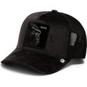 casquette-trucker-noire-gorille-velour-boss-the-farm-goorin-bros