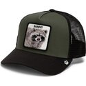 casquette-trucker-verte-et-noire-raton-laveur-bandit-original-recipe-the-farm-goorin-bros