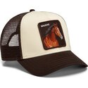 casquette-trucker-marron-et-beige-cheval-gaucho-original-recipe-the-farm-goorin-bros