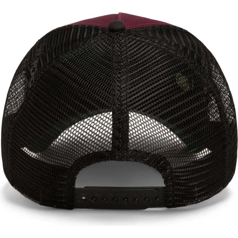 casquette-trucker-grenat-et-noire-panthere-strength-panther-original-recipe-the-farm-goorin-bros