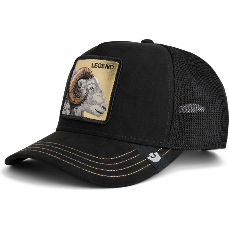 casquette-trucker-noire-chevre-golden-legend-original-recipe-the-farm-goorin-bros